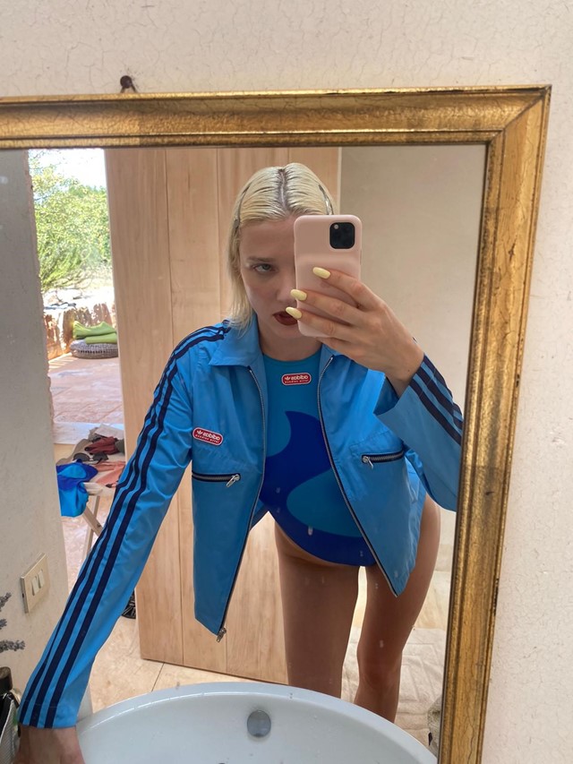 Lotta Volkova in her own adidas collection