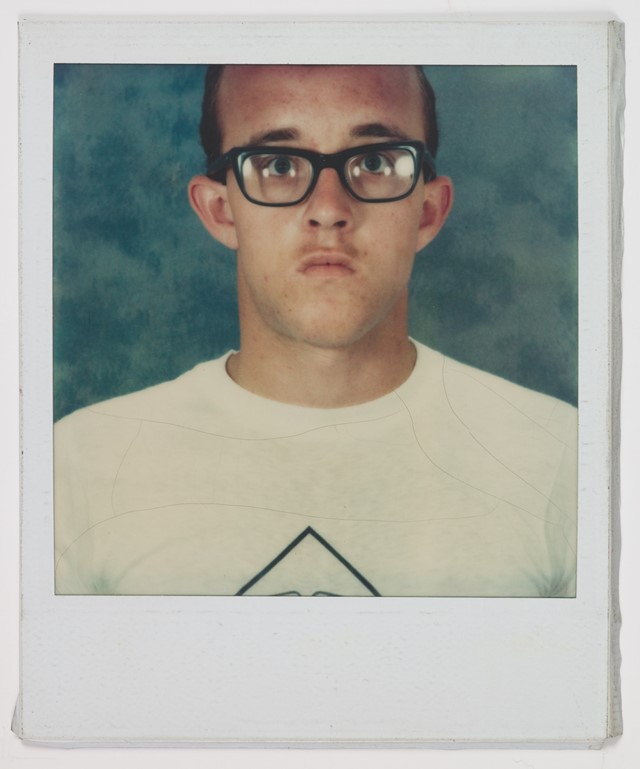 Keith Haring. “Self-portrait Polaroid”
