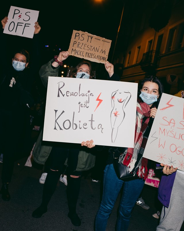 Poland abortion law protests 16