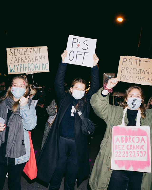 Poland’s abortion law ruling protest 18