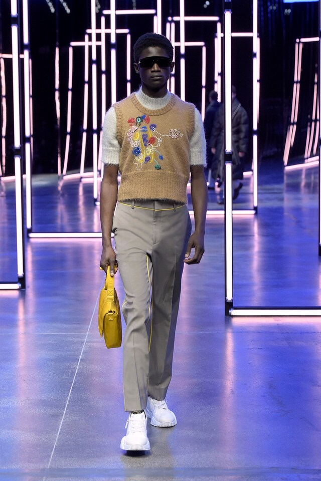 Fendi menswear AW21 collection Noel Fielding 12