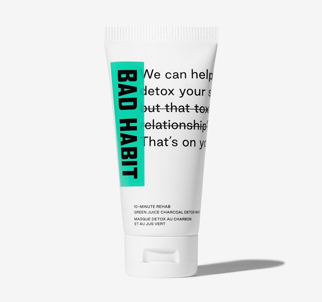 Bad Habit – 10-Minute Rehab Green Juice Charcoal Detox Mask