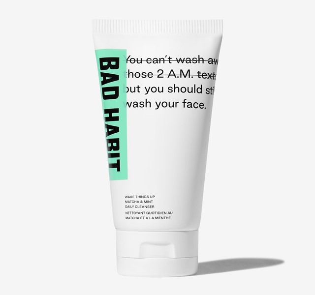 Bad Habit – Wake Things Up Matcha &amp; Mint Daily Cleanser