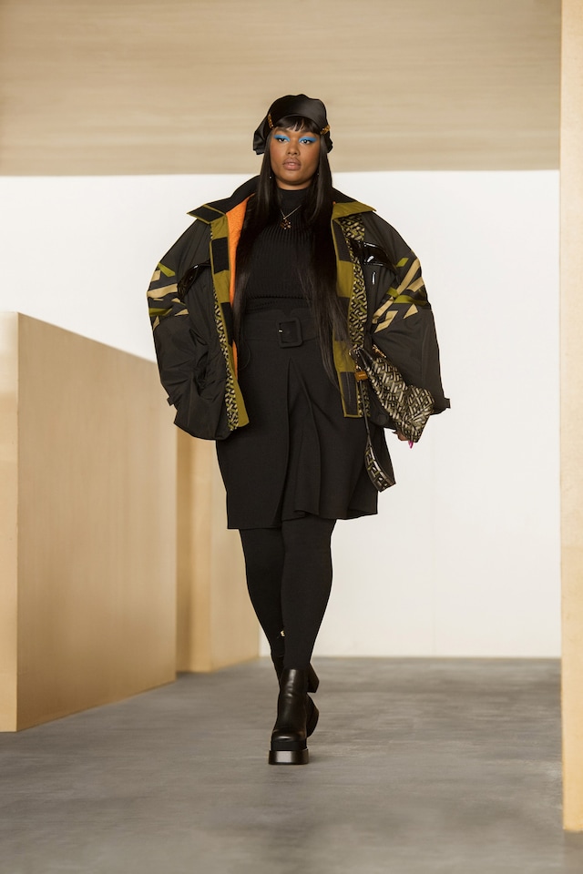 Versace AW21 womenswear menswear show Precious Lee 2
