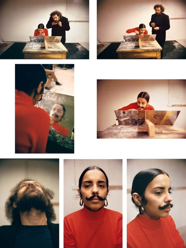 Ana Mendieta, “Untitled (Facial Hair Transplants)” (1972/199 1