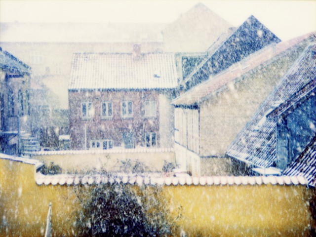 Back yard in snow, Studsgade (1997)