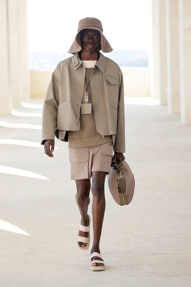Fendi menswear SS22 collection Milan 0