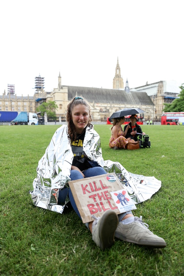 London Kill the Bill emergency protest 7 10