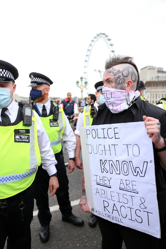London Kill the Bill emergency protest 20 0