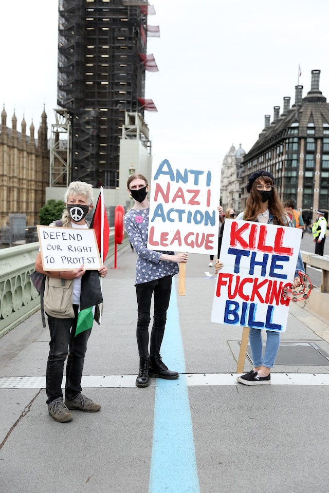 London Kill the Bill emergency protest 22 6