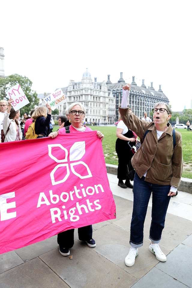 Texas abortion ban protest in London 3 6