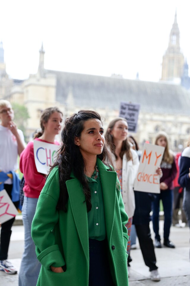 Texas abortion ban protest in London 11 19