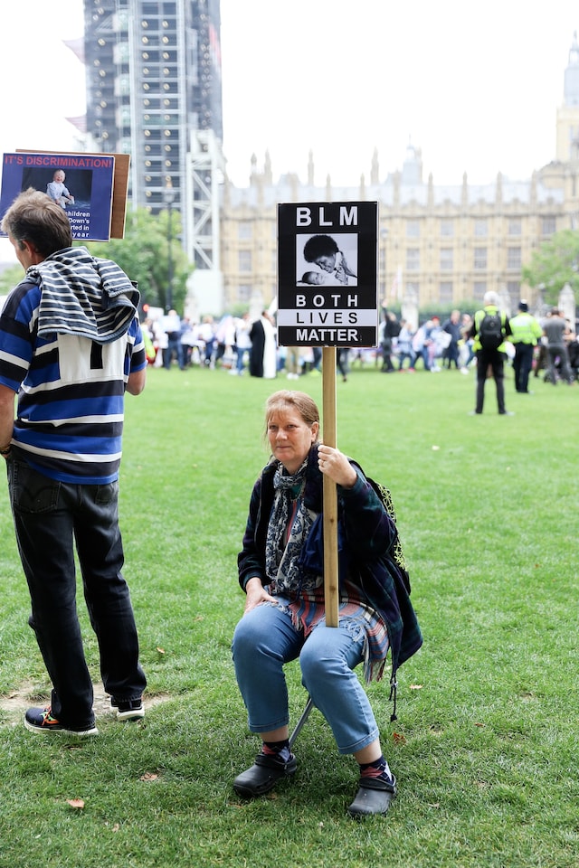 Texas abortion ban protest in London 21 26