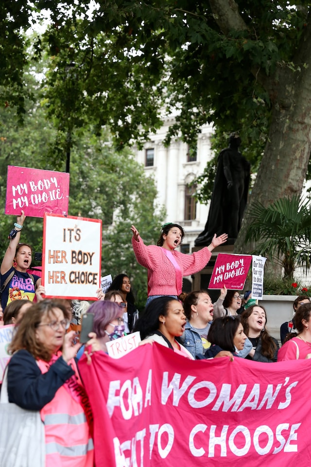 Texas abortion ban protest in London 27 1