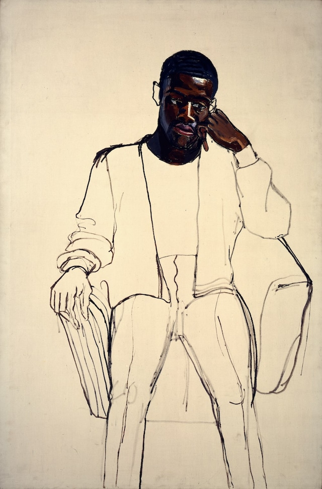 Alice Neel, “Black Draftee (James Hunter)” 1965 2