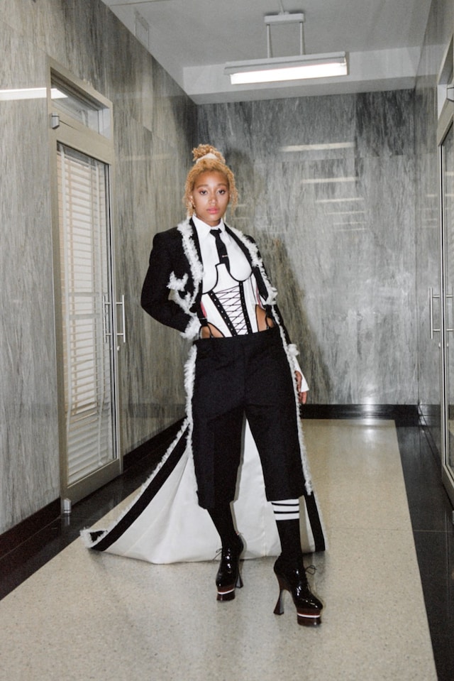 Amandla Stenberg, Thom Browne Fittings 1