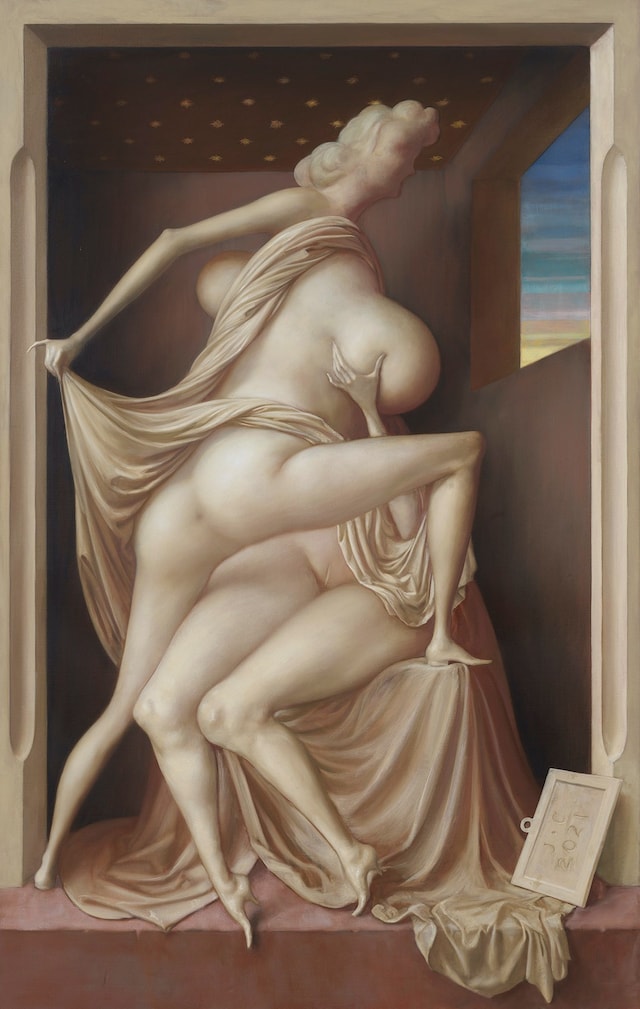 John Currin, “Climber” (2021) 2