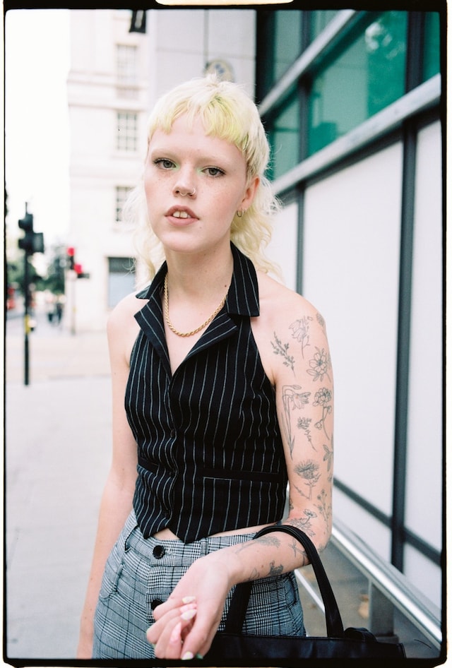 Yu Fujiwara London Fashion Week SS22 Street Style 8