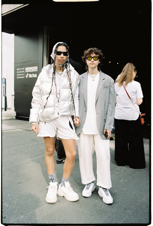 Yu Fujiwara London Fashion Week SS22 Street Style 9