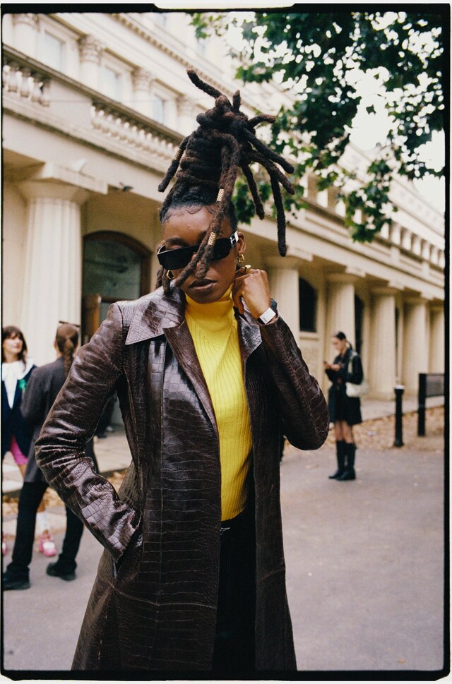 Yu Fujiwara London Fashion Week SS22 Street Style 26