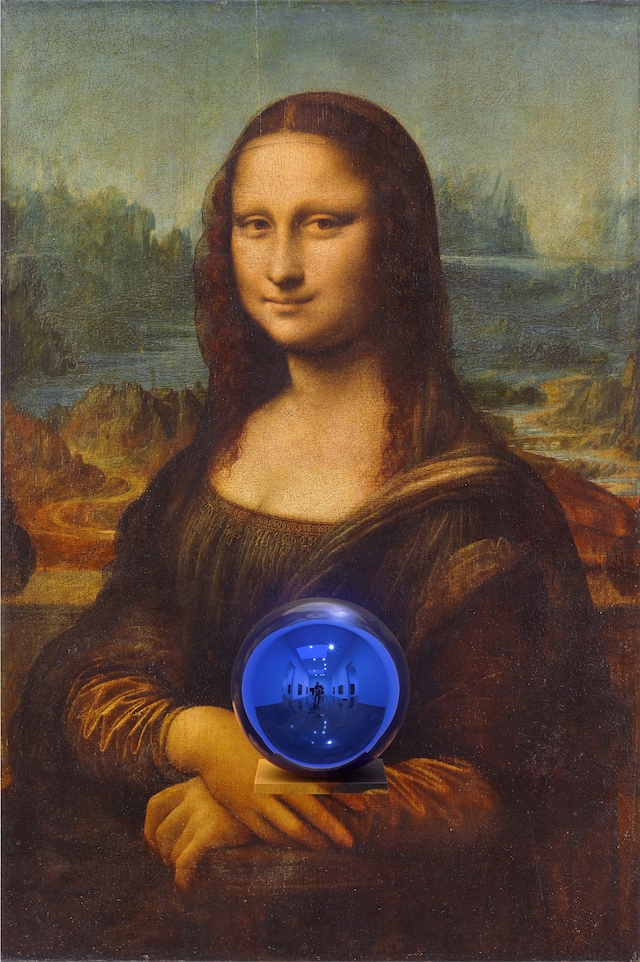 Gazing Ball (da Vinci Mona Lisa) Jeff Koons 1