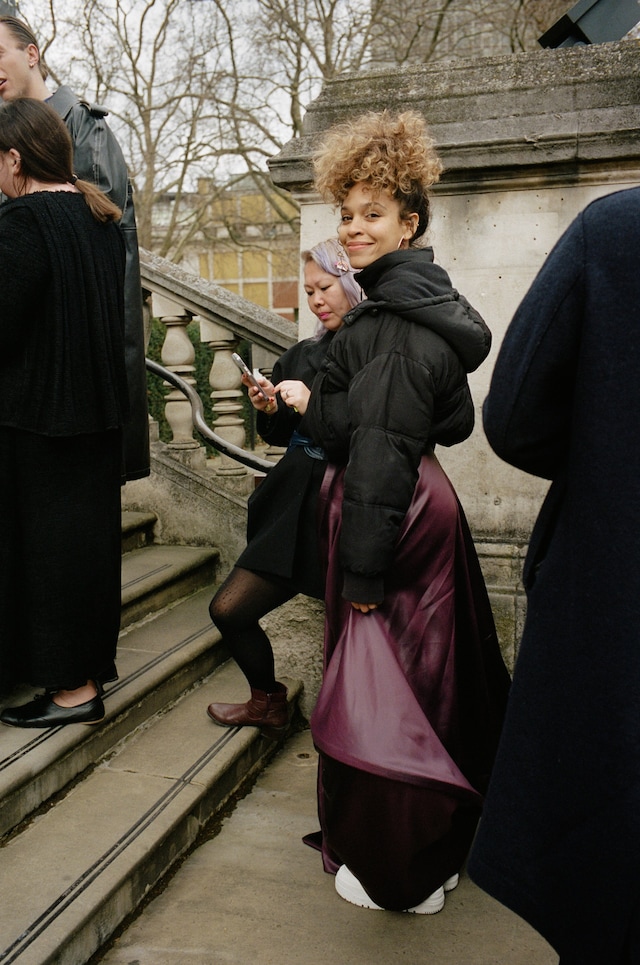 LFW AW22 street style 10