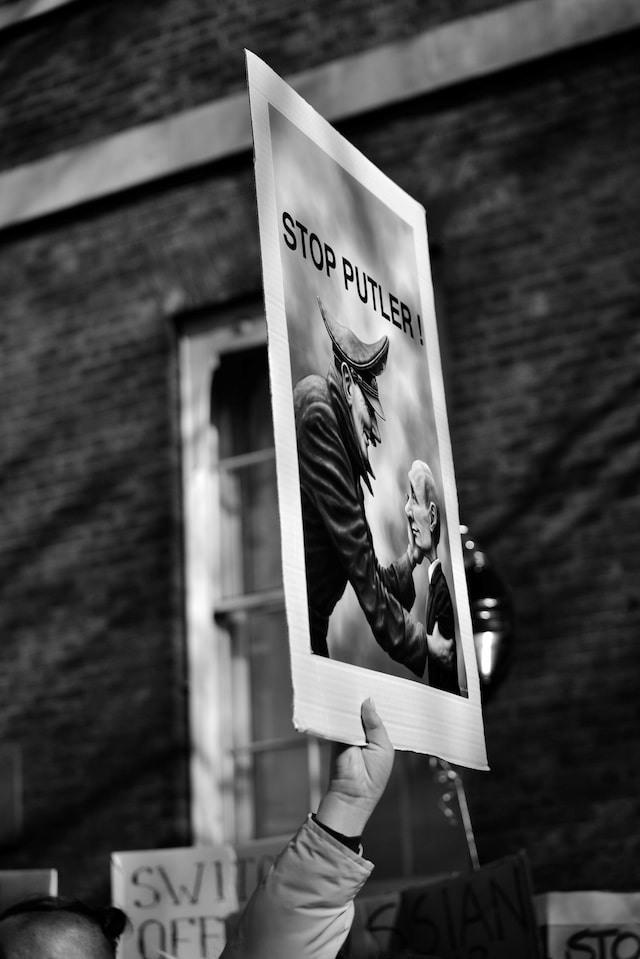 Ukraine antiwar protests 2022 Dazed