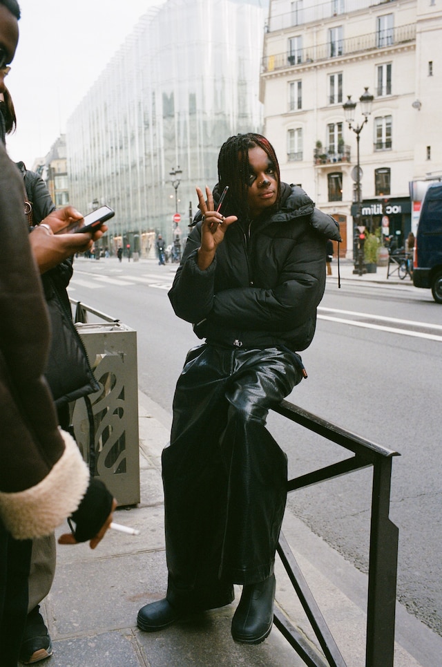 Paris Fashion Week AW22 street style 24