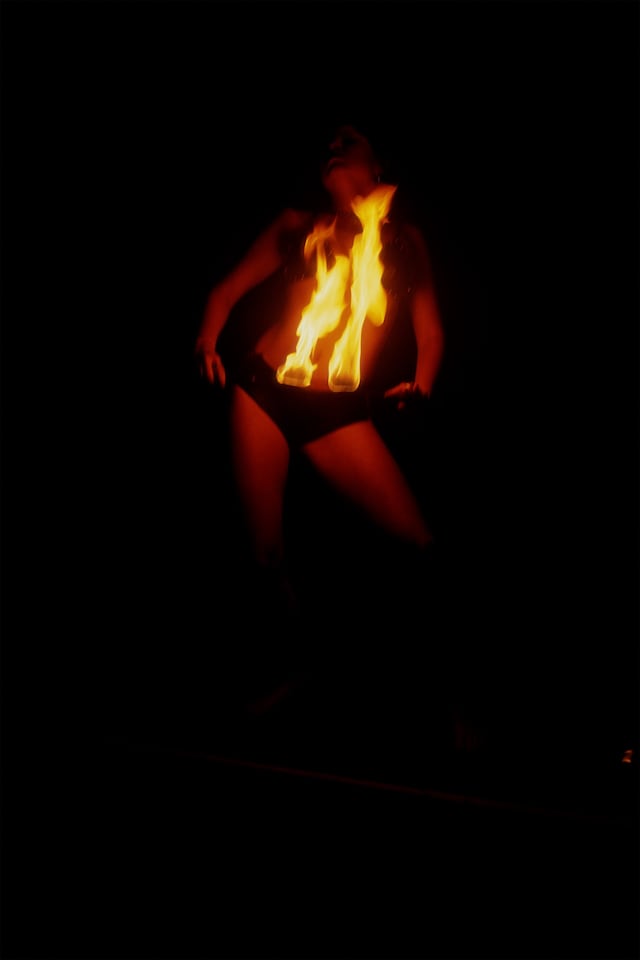 Nan Goldin, “Firedancer, Coney Island, New York” (1999) 2