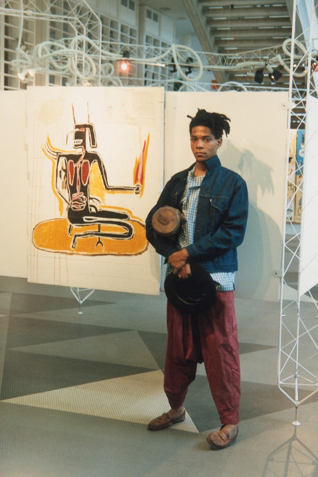 Jean-Michel Basquiat with “Untitled artwork” (1984) 2