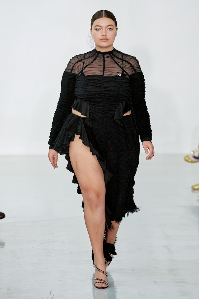 Ester Manas AW22 inclusive collection at PFW 0