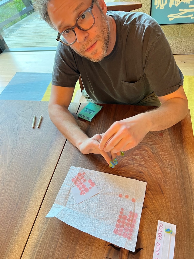 Seth Rogen nails 1
