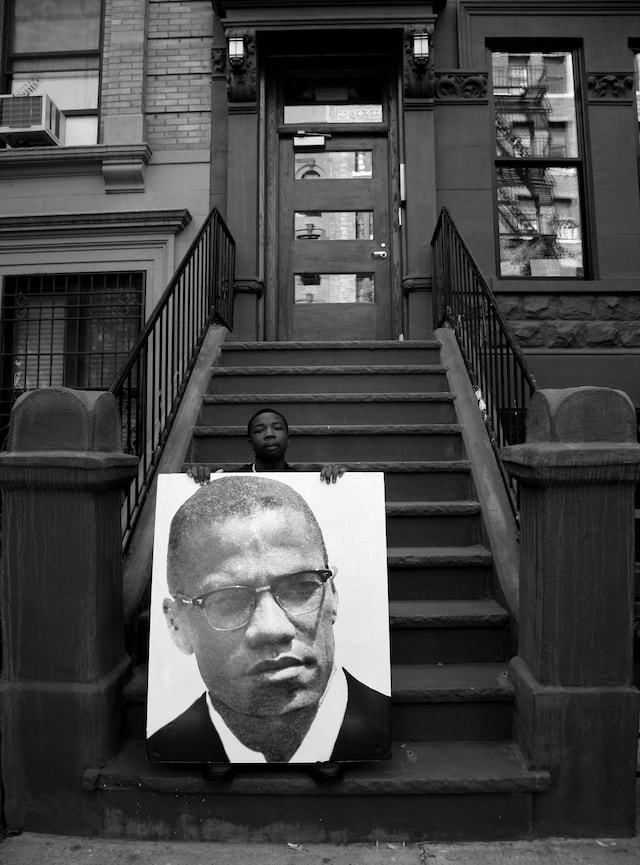 Jamel Shabazz, “Remembering Malcolm” (2010) 14