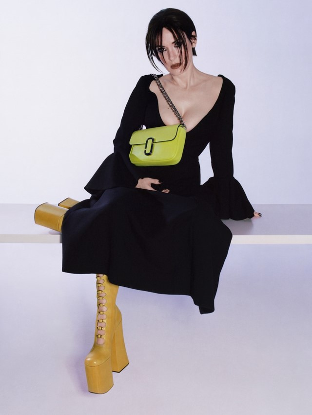 Winona Ryder for Marc Jacobs J Marc bag 