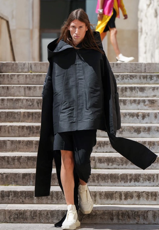 Ludovic de Saint Sernin walks under Rick Owens' burning balls for SS23  Menswear