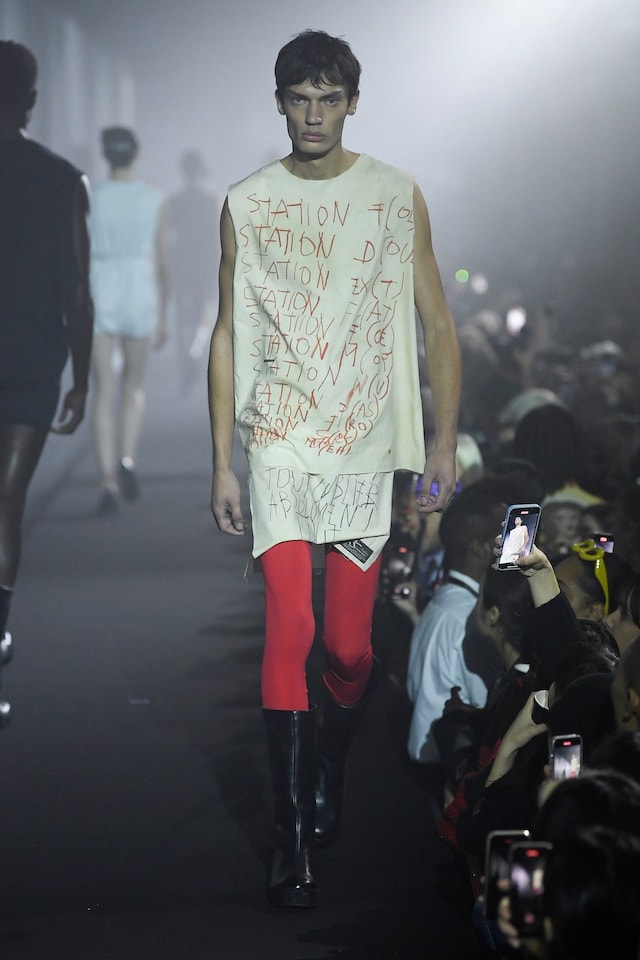 Raf Simons SS23 show at Printworks London 12