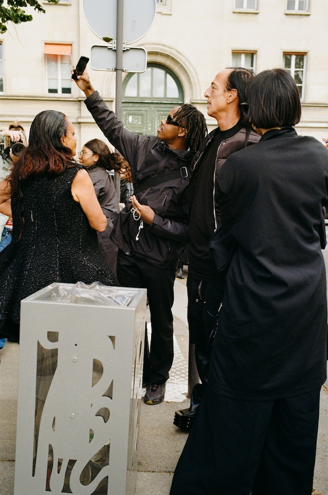Street Style Paris Fashion Week SS23 rick owens michele lamy 5