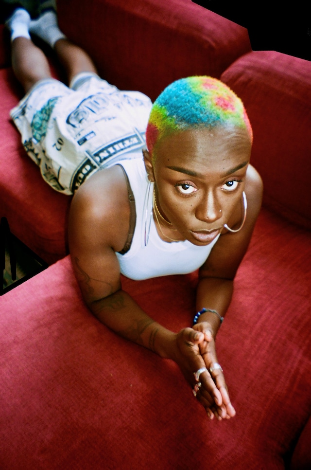 Max Heilbronn Trim buzzcut dyed hair 2