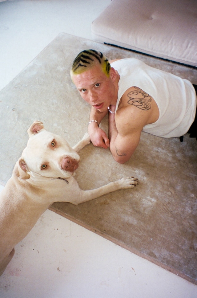 Max Heilbronn Trim buzzcut dyed hair 5