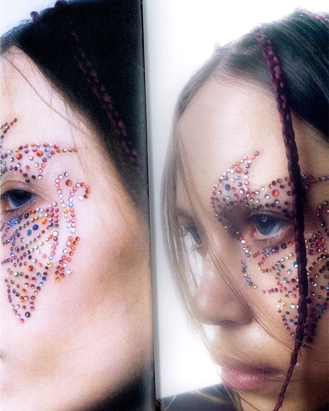 M&#233;lie Hirtz dazed beauty Rubik&#39;s cube