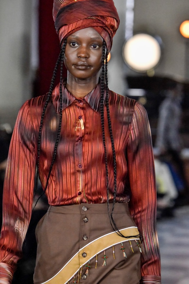 Ahluwalia AW23 LFW beauty looks 22