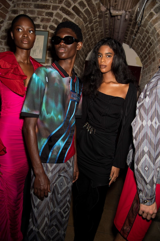 Ahluwalia AW23 LFW beauty looks 24