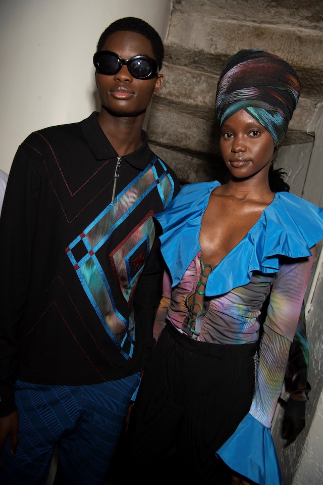 Ahluwalia AW23 LFW beauty looks 25