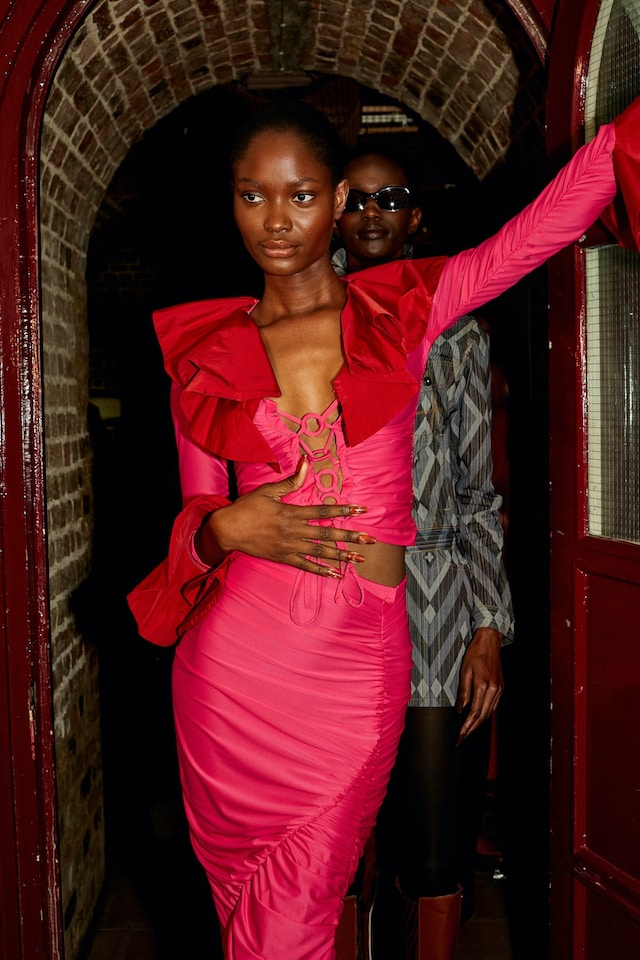 Ahluwalia AW23 LFW beauty looks 27