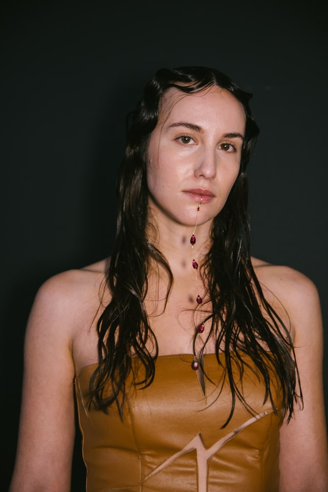 DiPetsa AW23 LFW Dazed Beauty Cris Fragkou 3