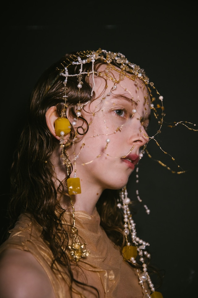 DiPetsa AW23 LFW Dazed Beauty Cris Fragkou 8
