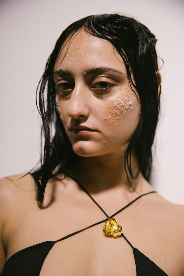 DiPetsa AW23 LFW Dazed Beauty Cris Fragkou 1