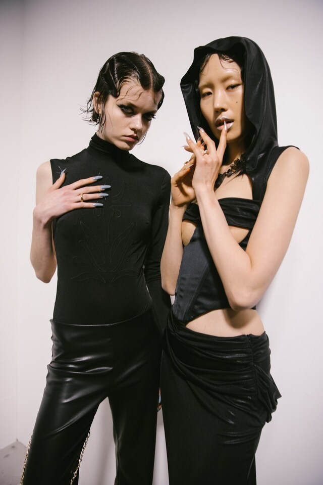 DiPetsa AW23 LFW Dazed Beauty Cris Fragkou 24