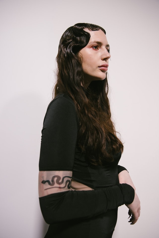 DiPetsa AW23 LFW Dazed Beauty Cris Fragkou 25