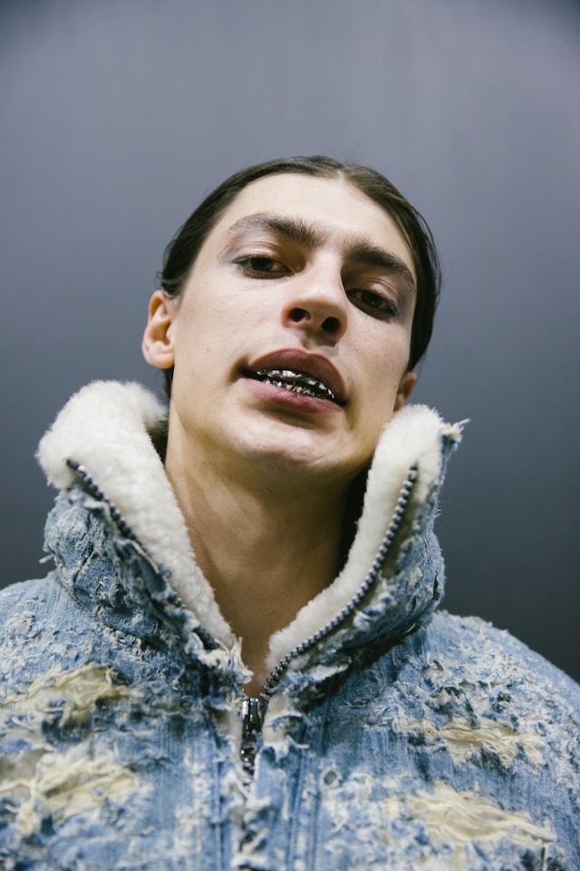 Diesel AW23 MFW Dazed Cris Fragkou beauty 5